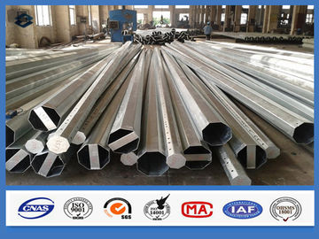 Tubatura galvanizzata poligonale/tubolare dell'acciaio per costruzioni edili, norma di AWS D1.1 ha galvanizzato le poste del metallo