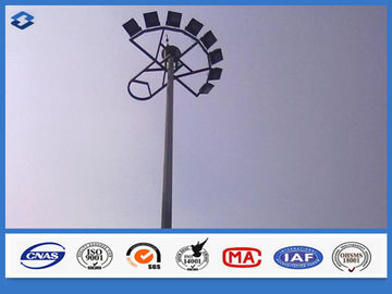LED Electric Q235B Materiale mastro di acciaio, palo di luce per autostrada, mastro di torre di luce colore personalizzato